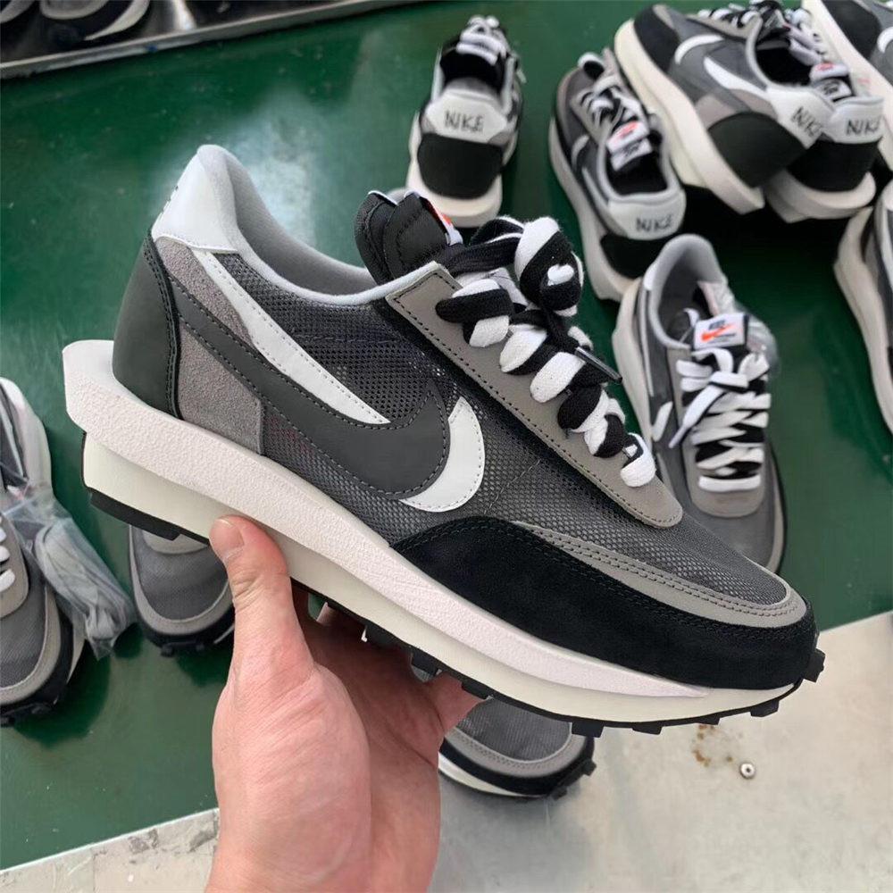 PK God Sacai X Nike LDV Waffle Black White retail matearials ready to ship